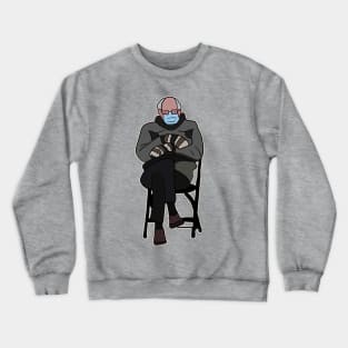 Bernie Inauguration Meme Crewneck Sweatshirt